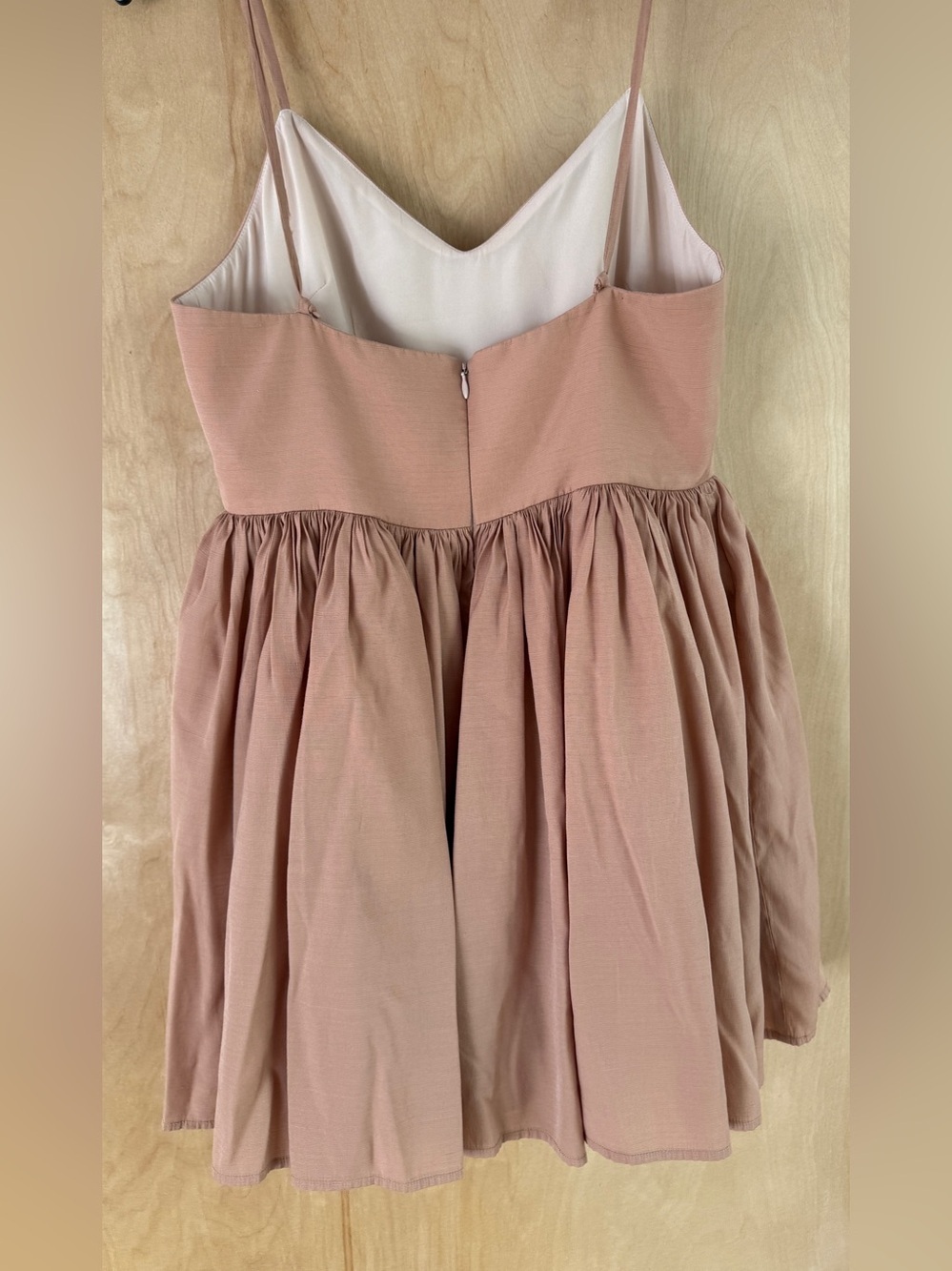 Sleeveless Fit and Flare Mini Dress in Dusty Rose - Picture 7 of 13